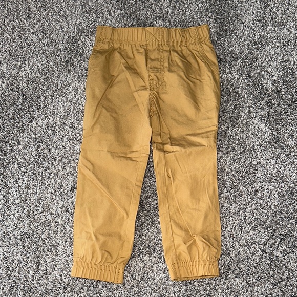 Carter's Other - Yellow Sweatpants with Elastic Waistband and Reinforced Knees